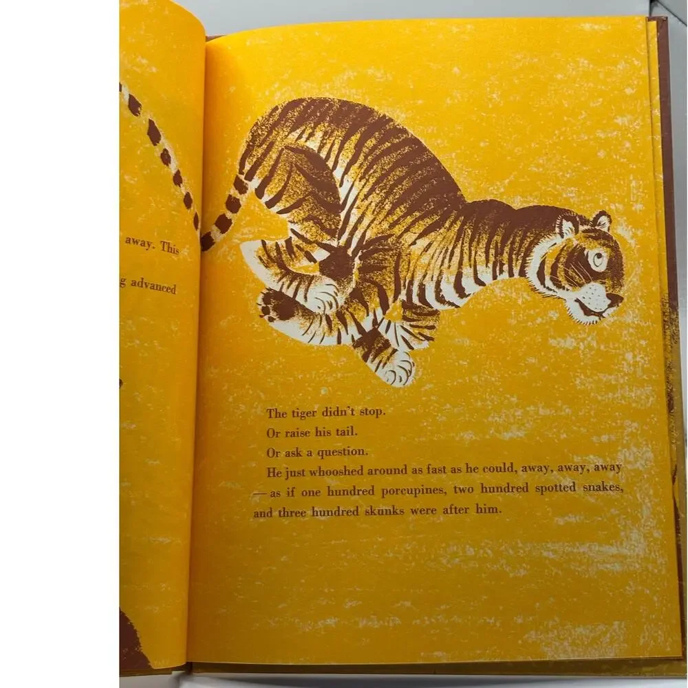 Vintage 1961 Half-as-Big and the Tiger by Bernice Frankel Weekly Reader, HC